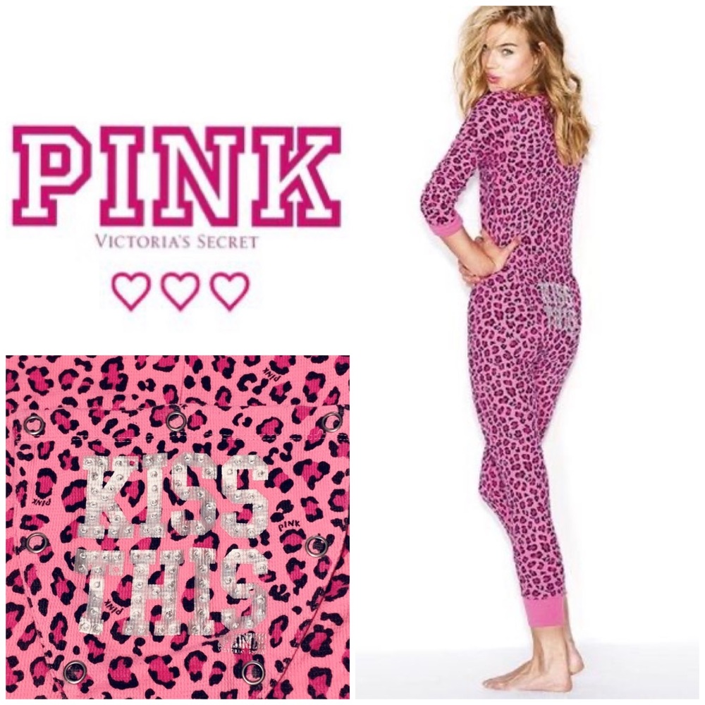 PINK Kiss This Thermal Pajamas